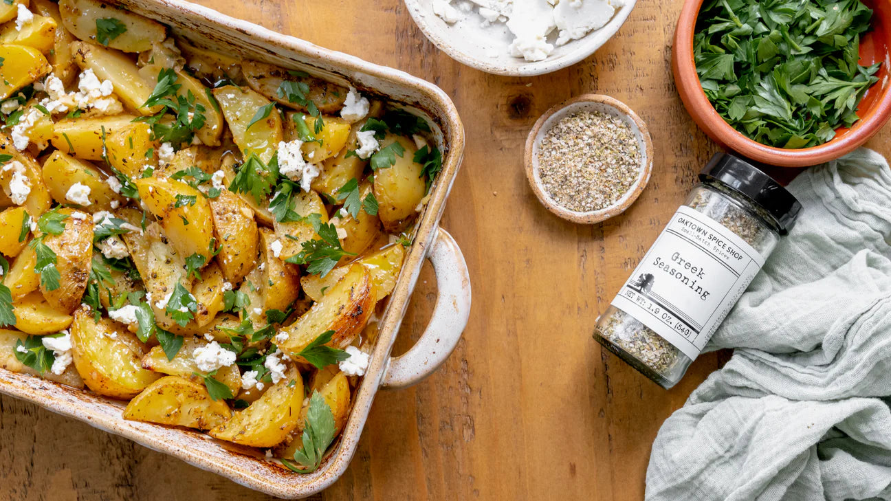 Lemony Greek Potatoes