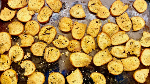 Bagel Chips with Dukkah