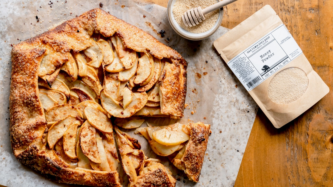 Apple and Honey Powder Galette