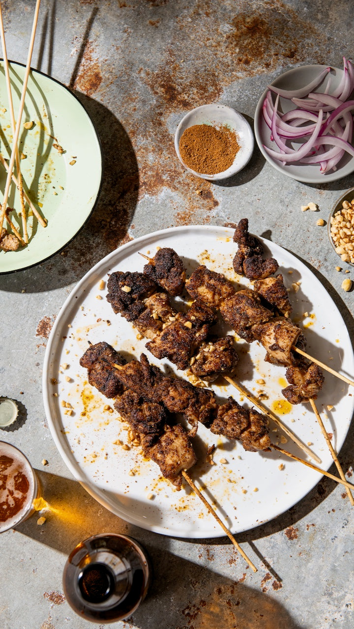 Chicken Suya, Yakitori-Style