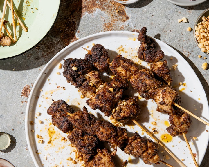 Chicken Suya, Yakitori-Style