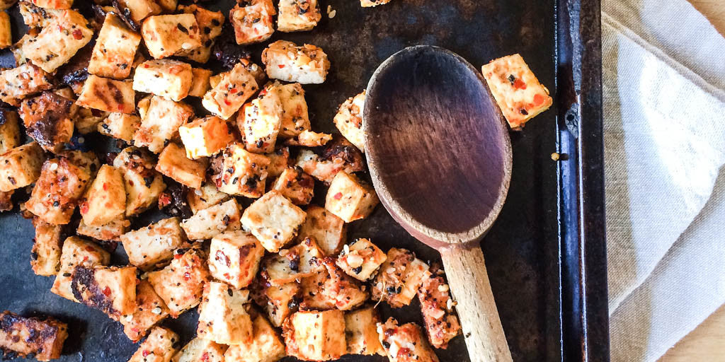 Shichimi Togarashi Baked Tofu