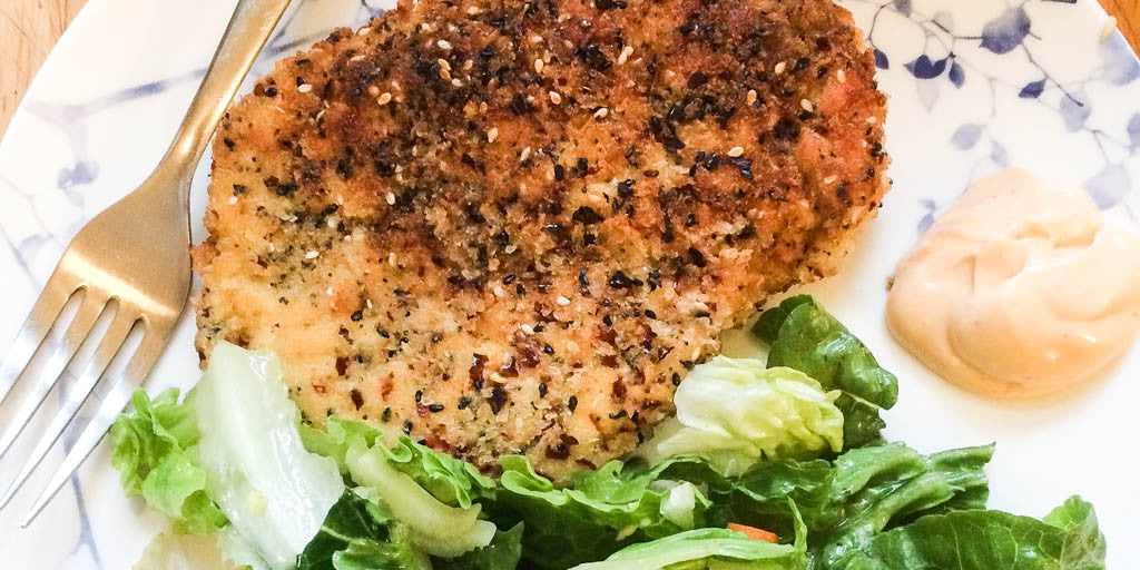 Crispy Shichimi Togarashi Chicken Cutlets