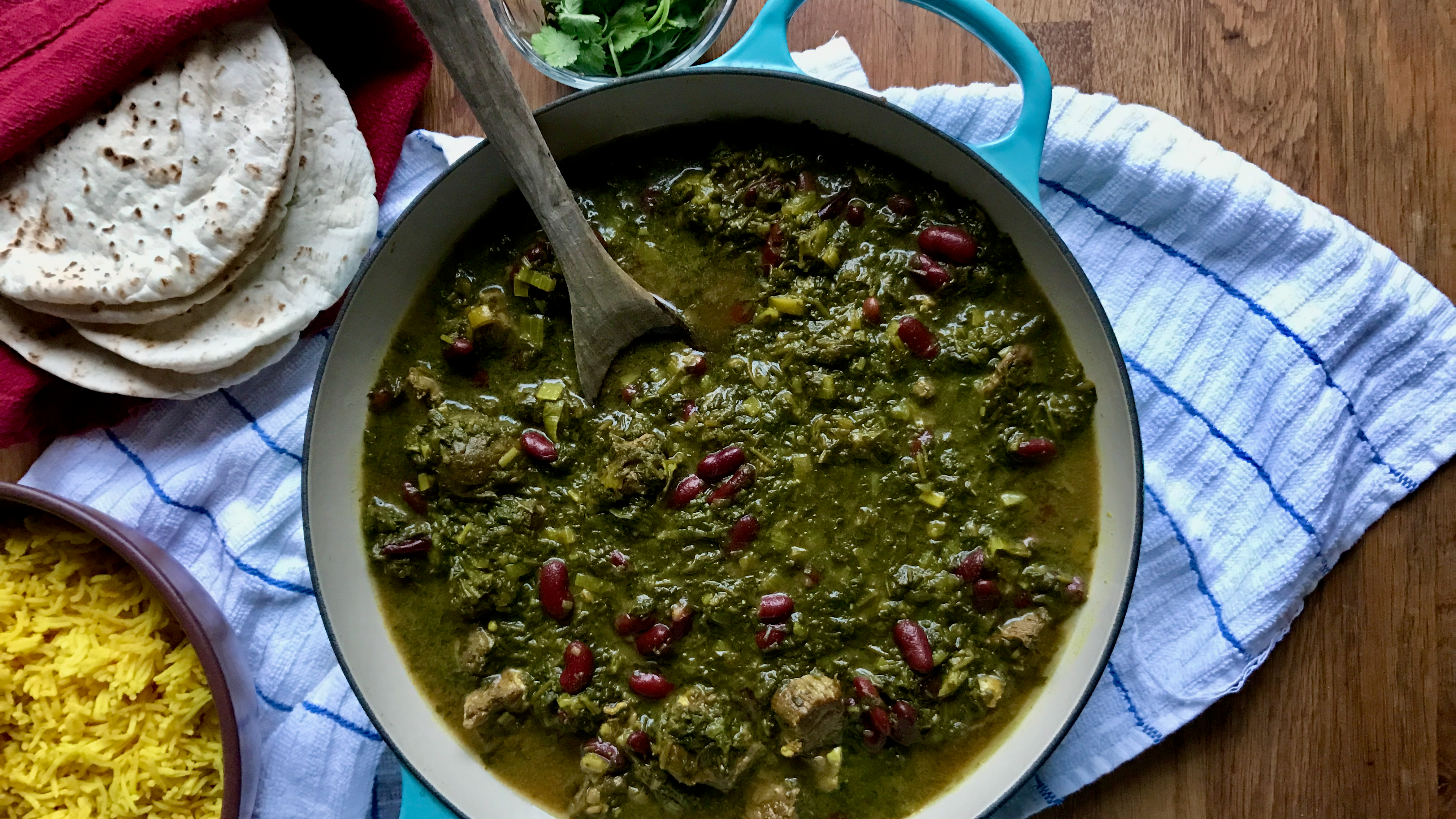 Ghormeh Sabzi (Persian Beef Stew)