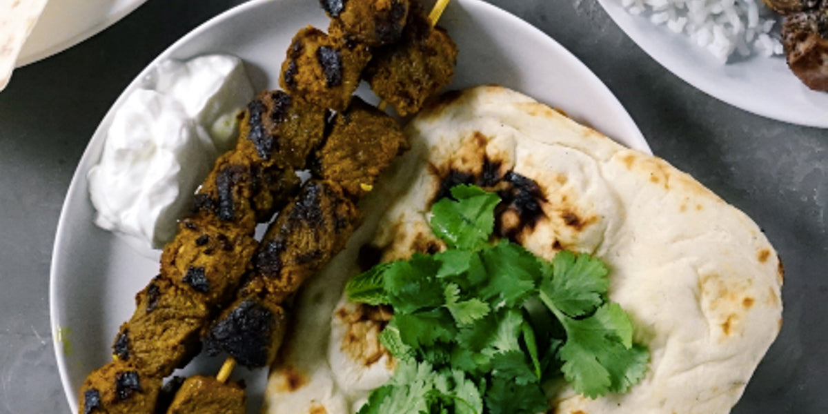 Madras Curry Lamb Kebabs