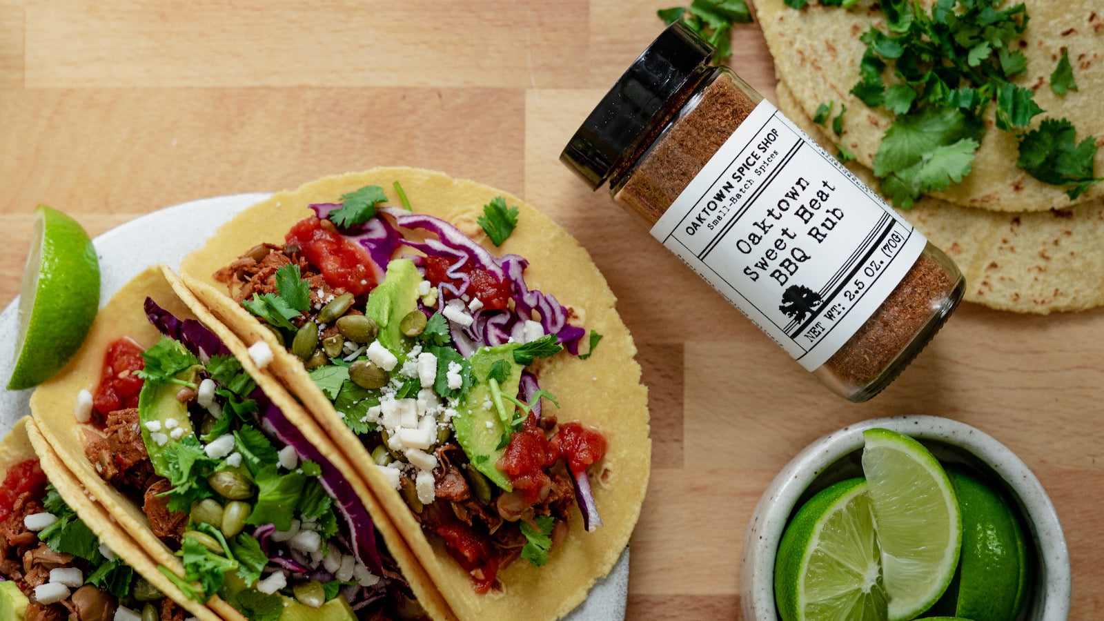 Sweet Heat BBQ Jackfruit Tacos