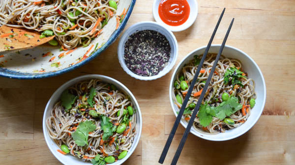 Soba Noodle Salad with Ume Shiso Furikake