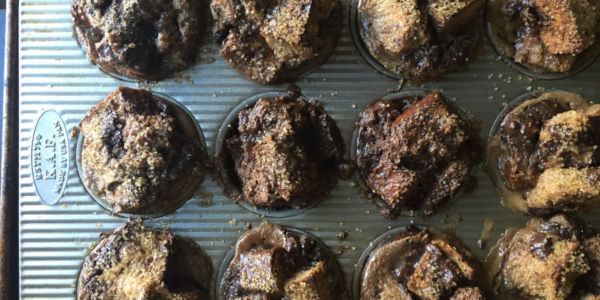Spiced Chocolate Chip Bread Pudding