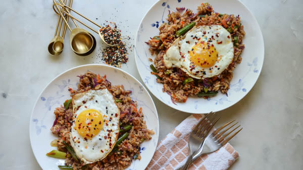 Veggie Fried Rice with Shichimi Togarashi