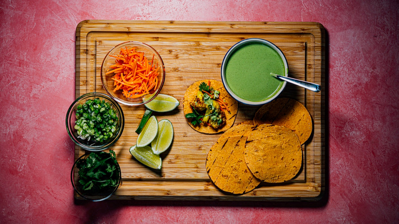 Cauliflower Tacos with California Chaat Masala