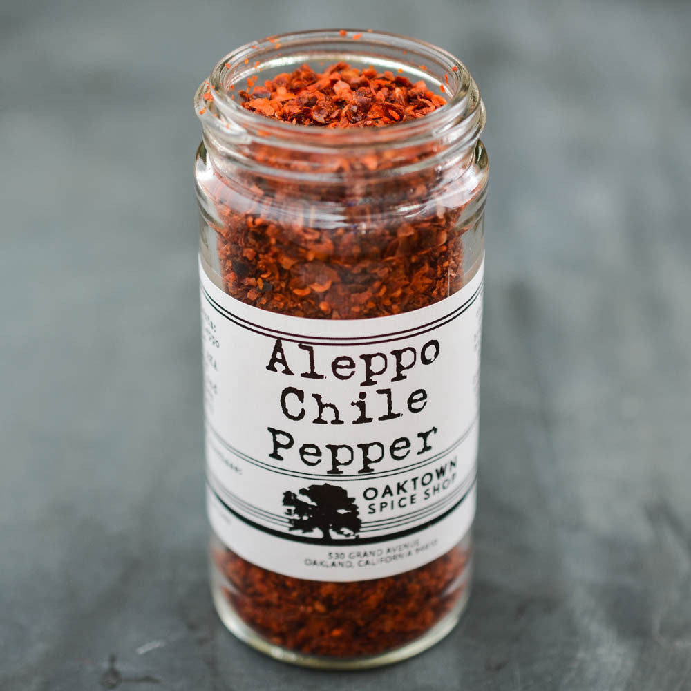 Aleppo Chile Pepper Fresh Spice by Oaktown Spice Shop 1/2 cup jar