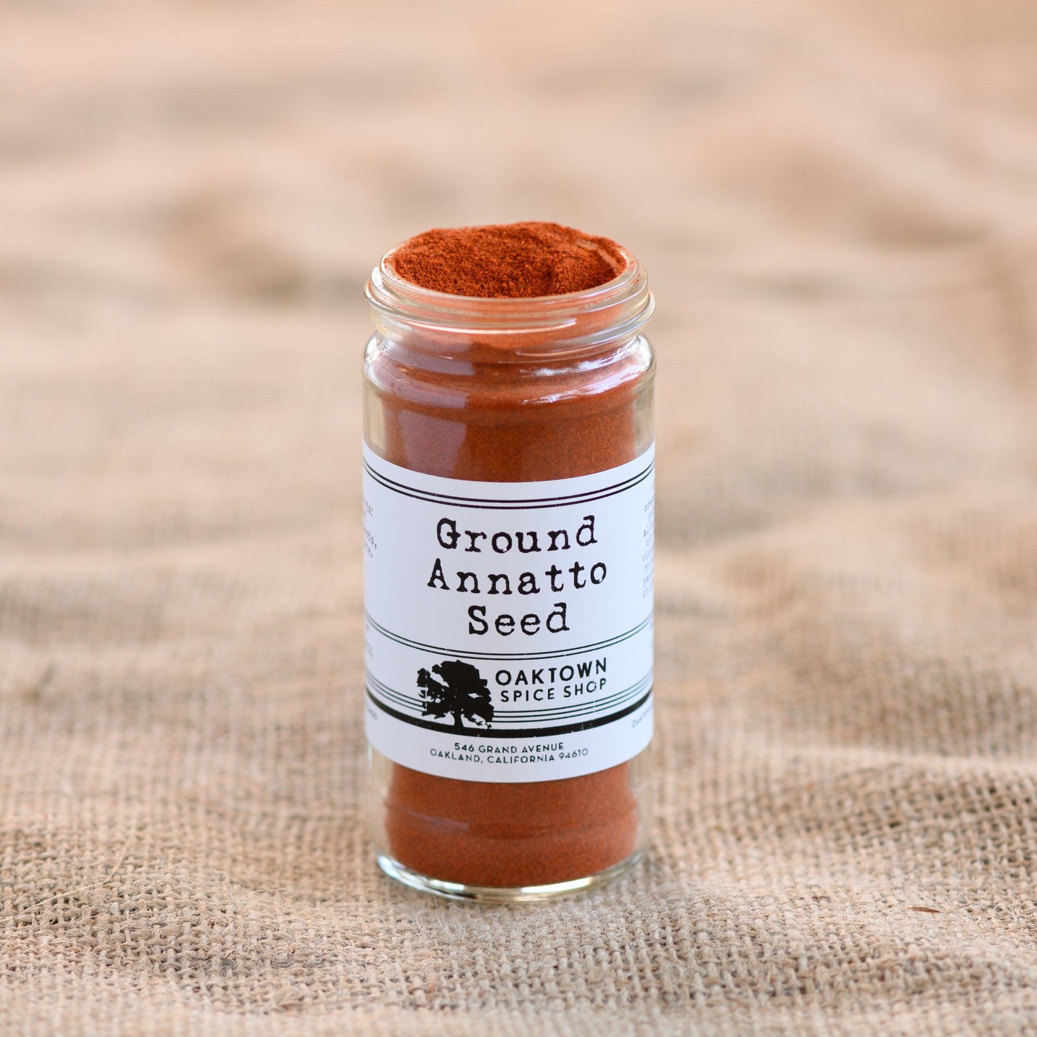 Ground Annato Seed used to make Achiote Paste fresh ground by Oaktown Spice Shop