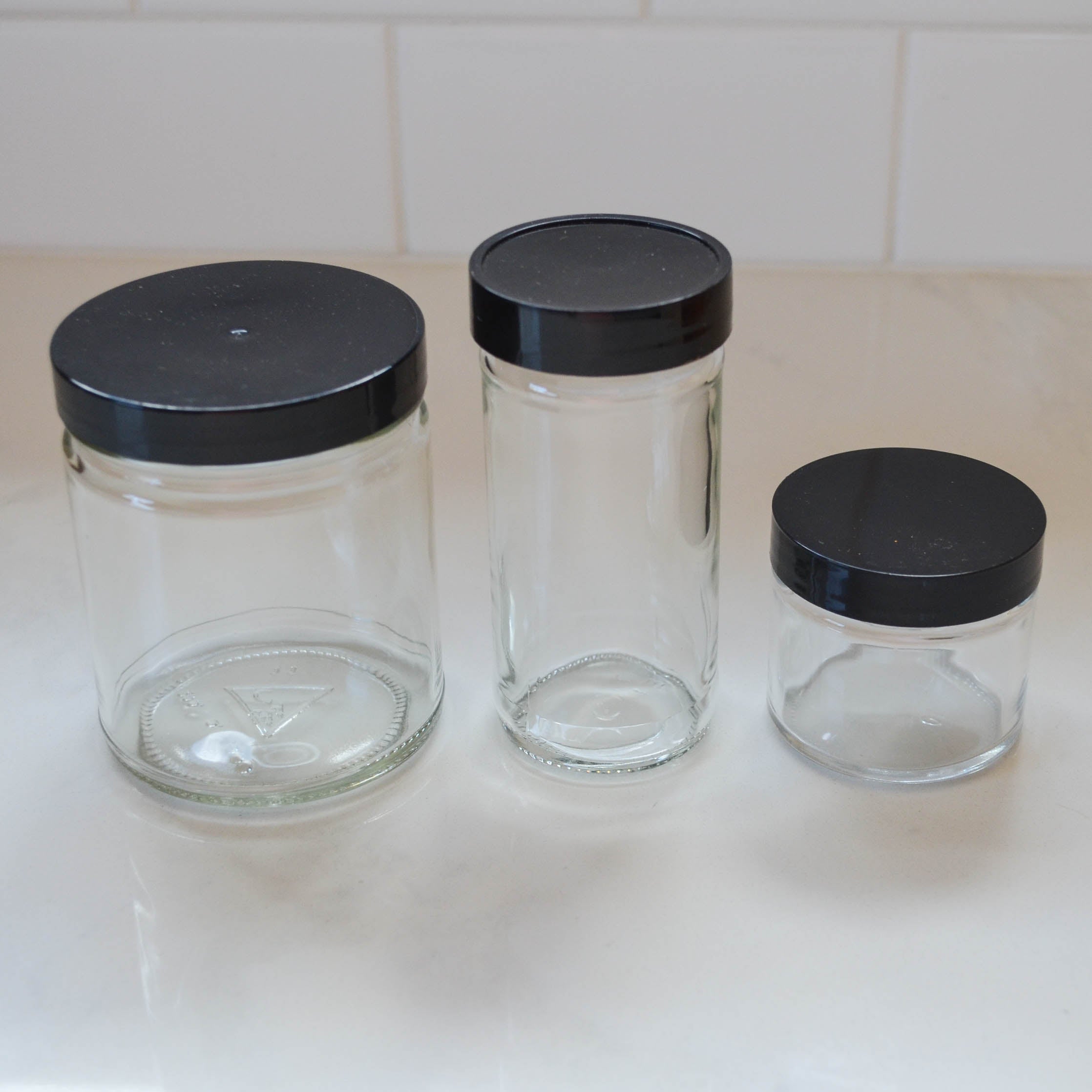 Empty Spice Jar with Cap at Oaktown Spice Shop