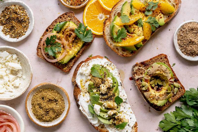 Avocado Toast Four Ways