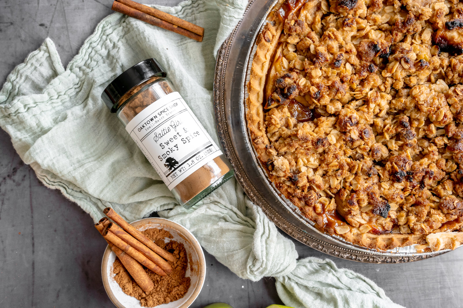 Sweet & Smoky Apple Pie Filling