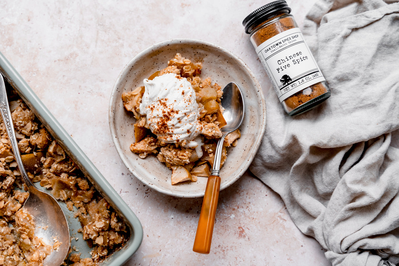 Chinese Five Spice Apple Crisp