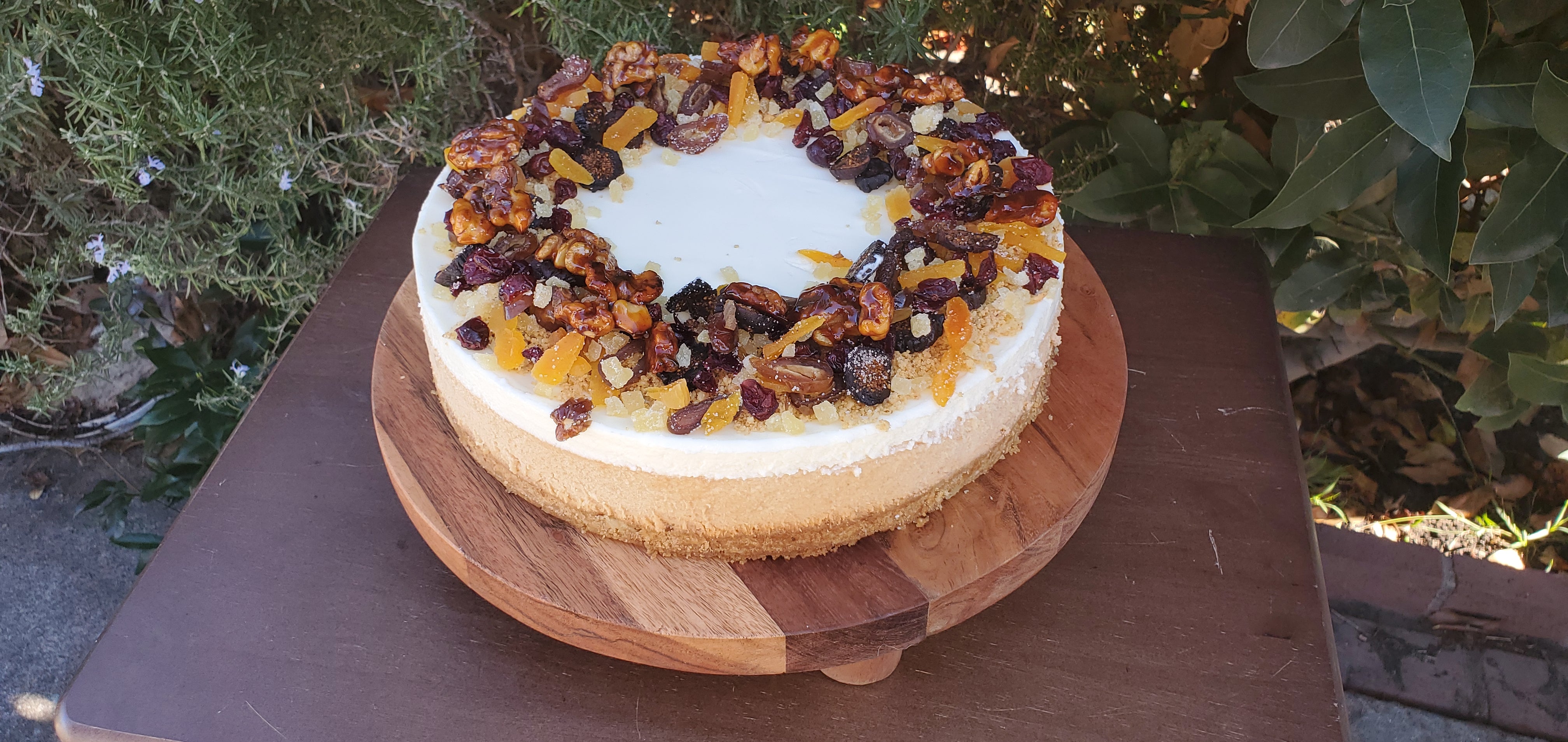 Holiday Spice Baked Cheesecake