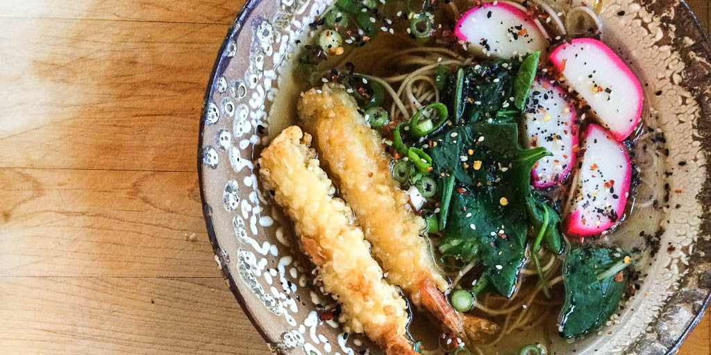 Soba Soup With Shrimp and Greens Recipe