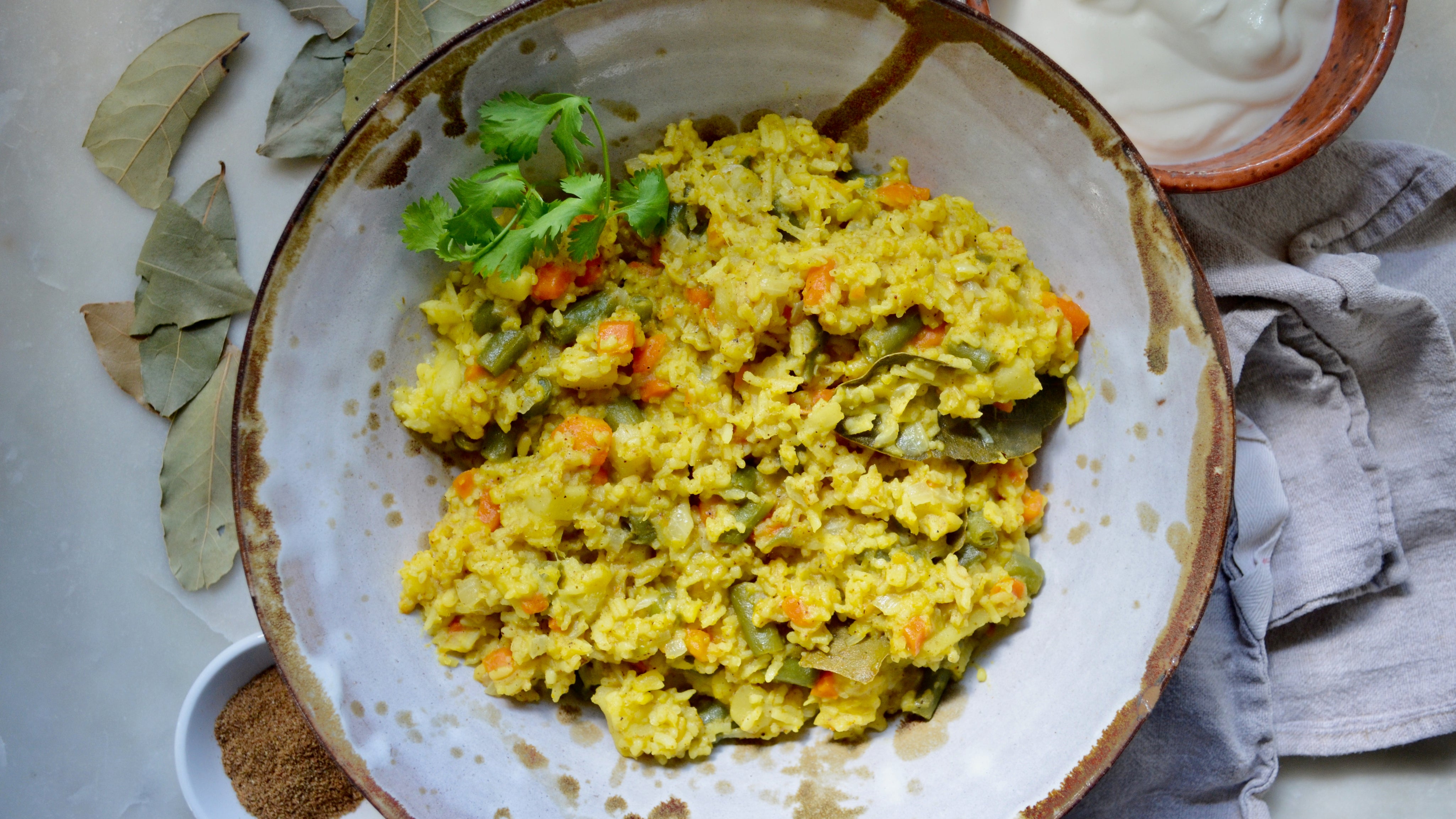 Masala Khichadi (Rice Porridge)