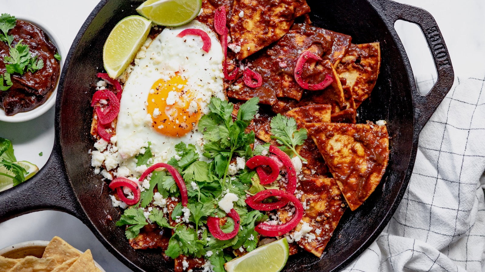 Chilaquiles in Ancho-Tamarind Salsa