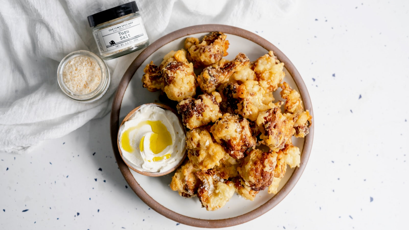 Yuzu Fried Cauliflower Wings