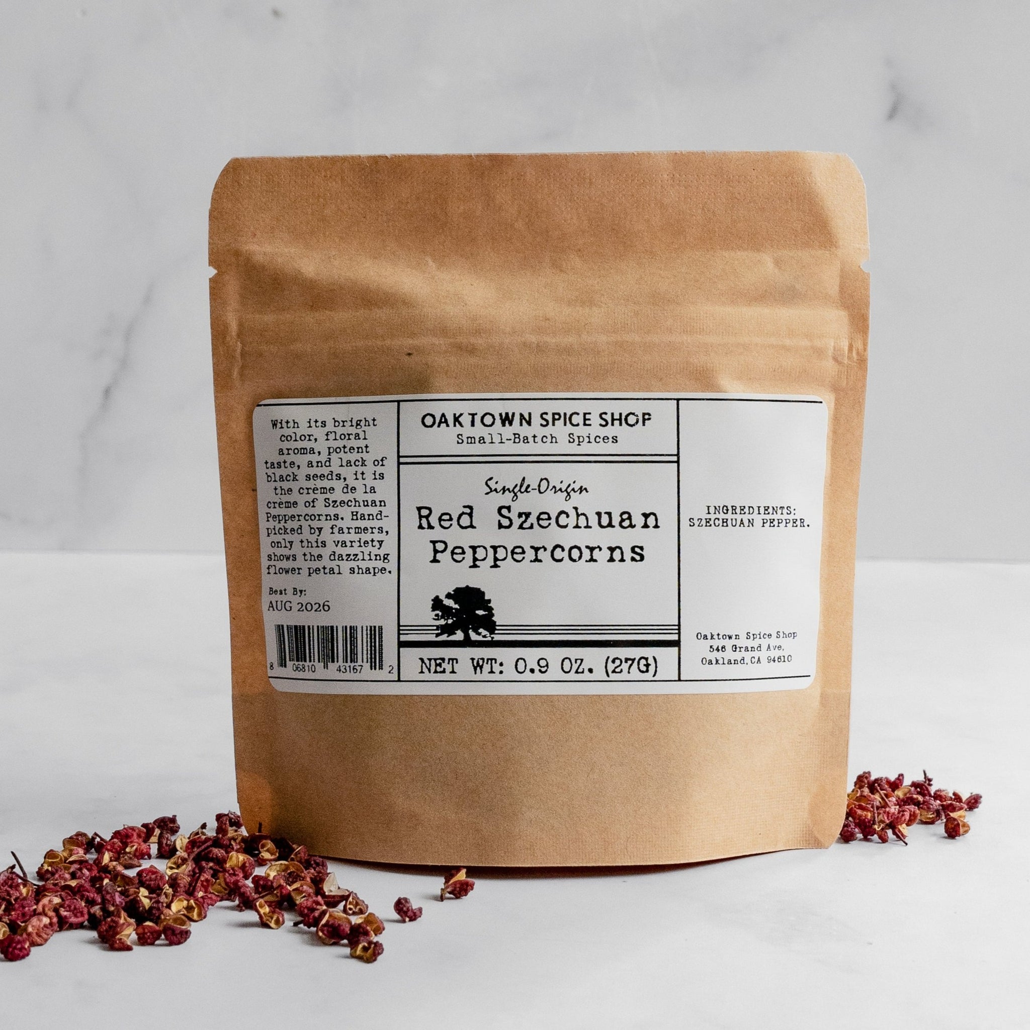 szechuan flower seeds Single-Origin Red Szechuan Peppercorns, Whole 1/2 cup bag By Oaktown Spice Shop