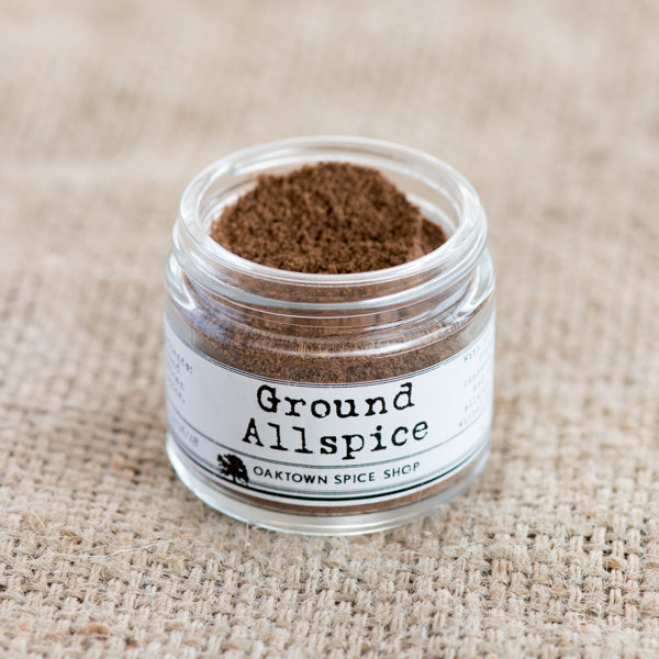 Fresh Ground Allspice with the Combined Flavors of Cinnamon Nutmeg and Ginger Online from Oaktown Spice Shop