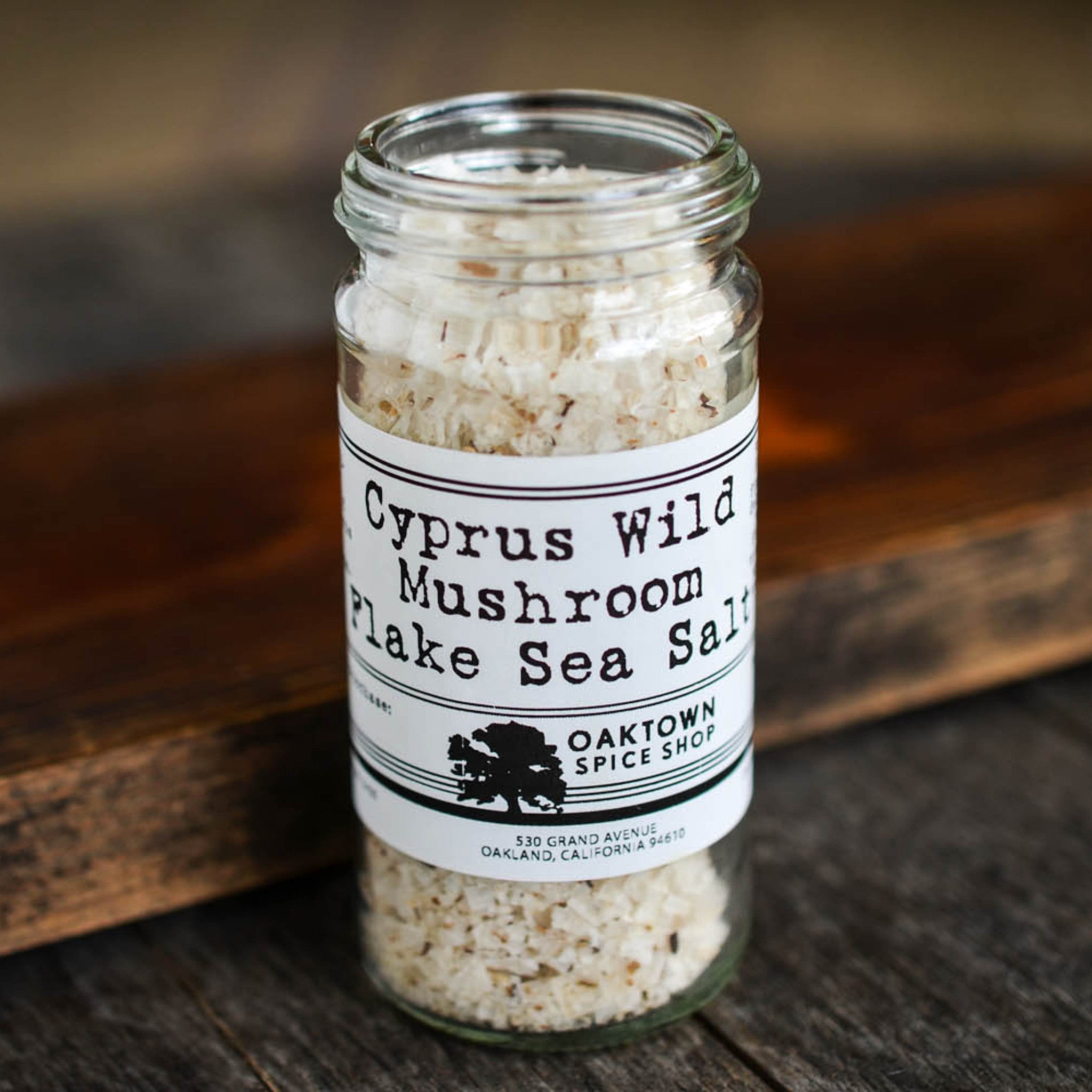 Cyprus Wild Mushroom Flake Sea Salt by Oaktown Spice Shop has wild mushroom flavor