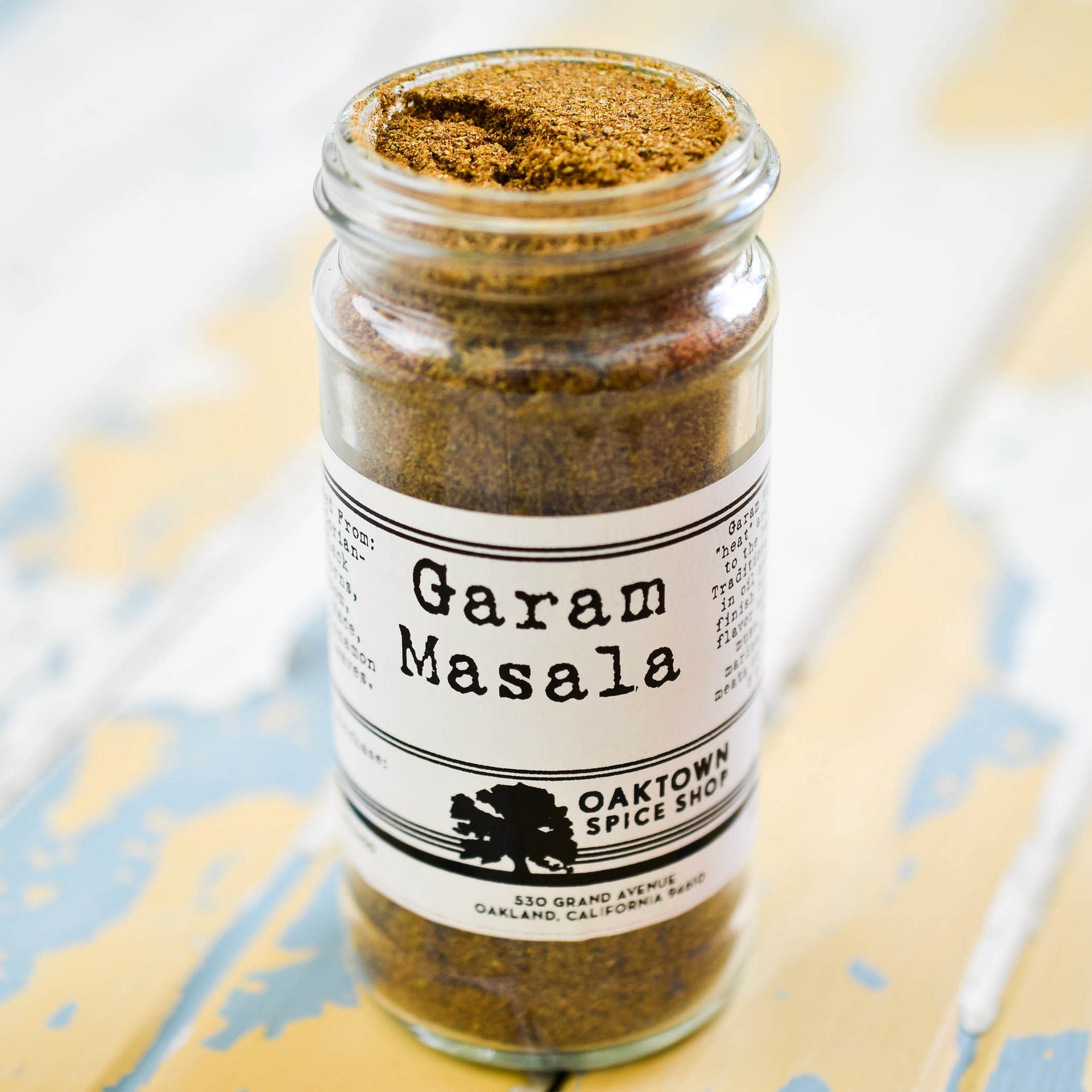 Garam Masala. This blend combines the sweet notes of cinnamon and cardamom and the more savory flavors of bay leaves and black peppercorns, among other spices. Hand Mixed Spice Blend by Oaktown Spice Shop