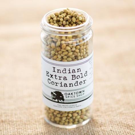 Indian Extra Bold Whole Coriander at Oaktown Spice Shop
