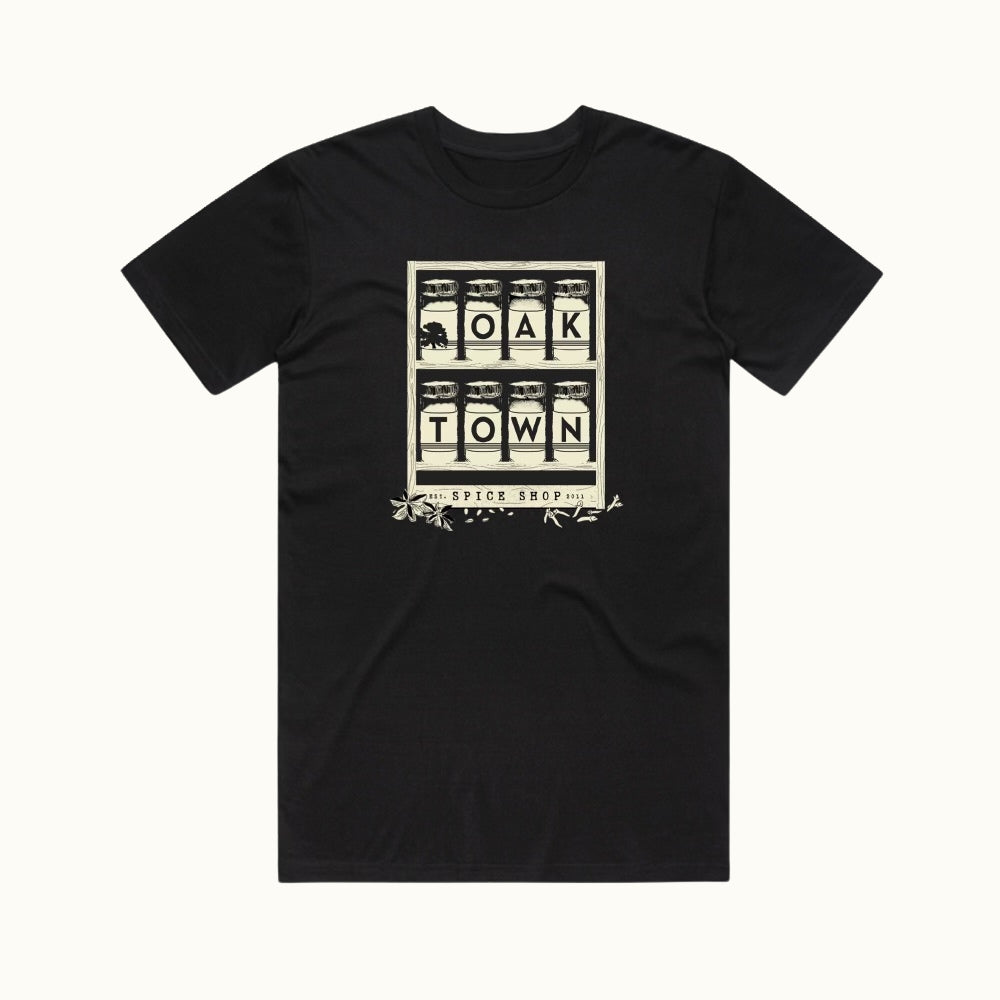 T-Shirt - Oakland Bart Map in Oaklandish Tree, Black Cotton Medium / Black