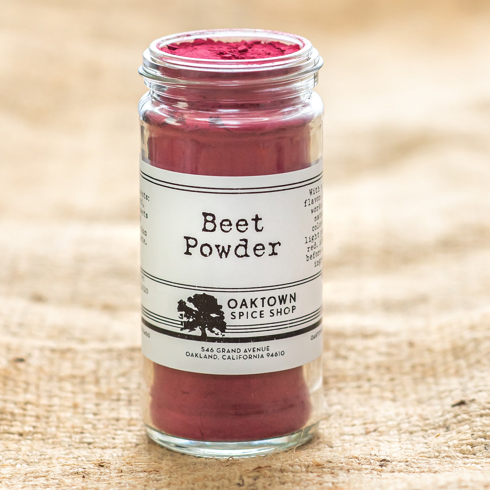 Beet Powder used for Flavoring and Natural Food Coloring  by Oaktown Spice Shop