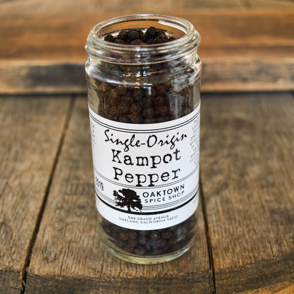 Single-Origin Kampot Black Peppercorns (Organic) - Oaktown Spice Shop